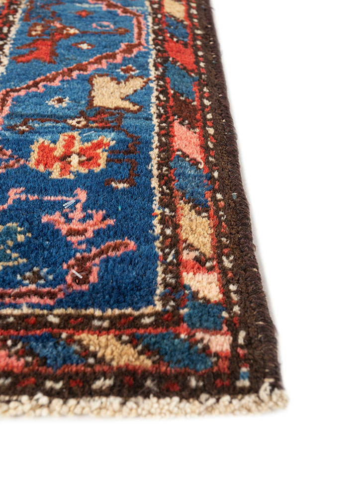 aalam beige and brown wool hand knotted Rug - Corner aalam beige and brown wool hand knotted Rug - Corner