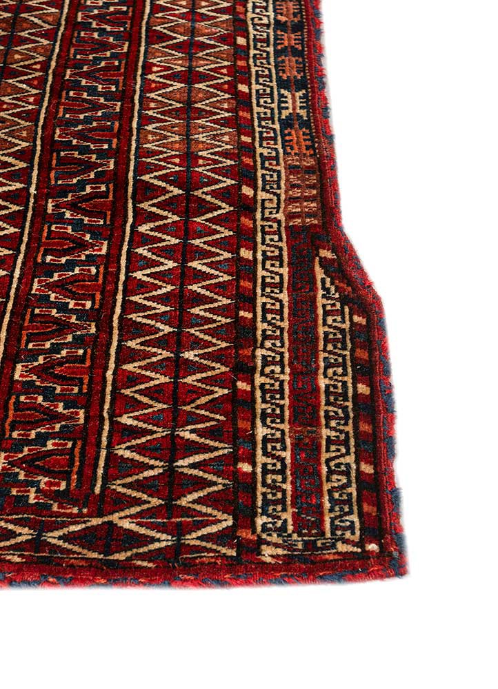 bespoke sile red and orange wool wall art WALL ART & TAPESTRY - Corner