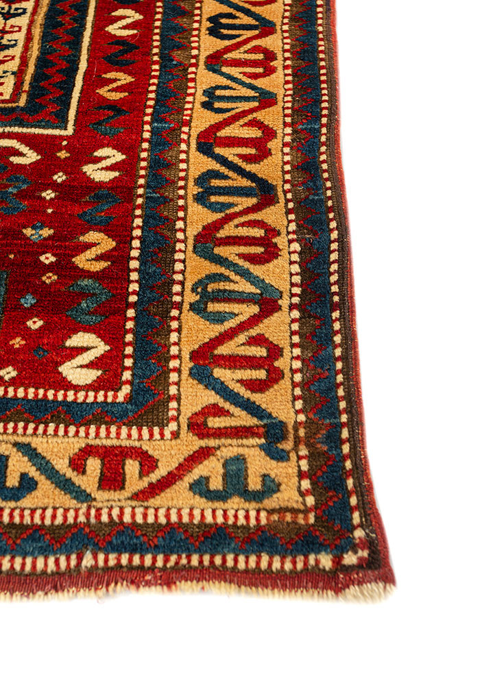 kiaan gold wool hand knotted Rug - Corner kiaan gold wool hand knotted Rug - Corner