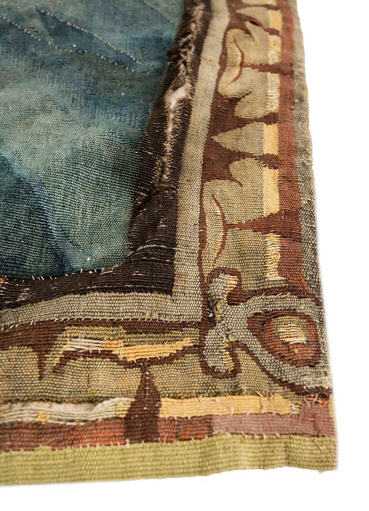 wall art green wool flat weaves WALL ART & TAPESTRY - Corner