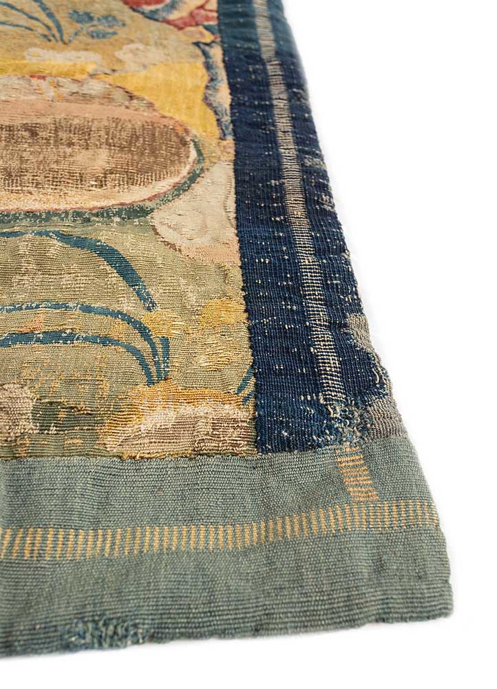 Wall Art Blue Wool Wall Art Tapestry Jaipur Rugs Us US - Main Image