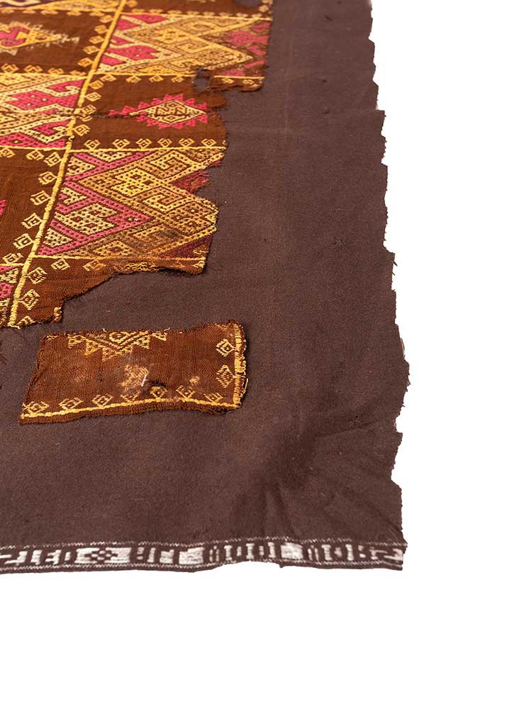 bespoke sile beige and brown wool wall art WALL ART & TAPESTRY - Corner
