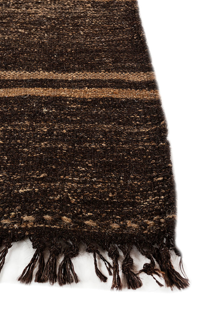 nayaab beige and brown jute and hemp flat weaves Rug - Corner nayaab beige and brown jute and hemp flat weaves Rug - Corner