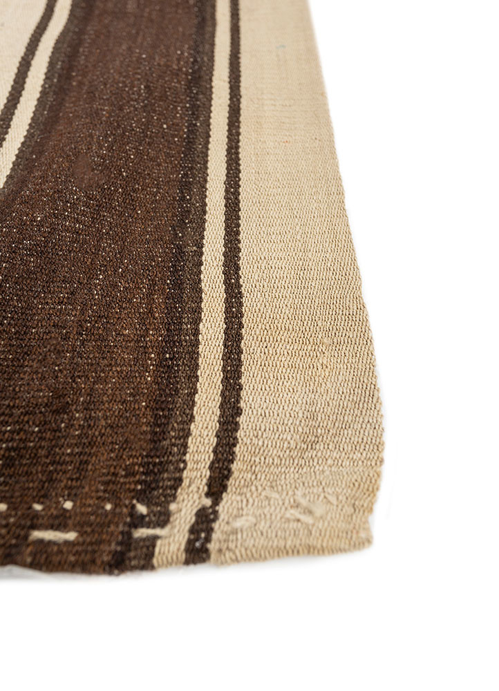 nayaab beige and brown wool flat weaves Rug - Corner nayaab beige and brown wool flat weaves Rug - Corner