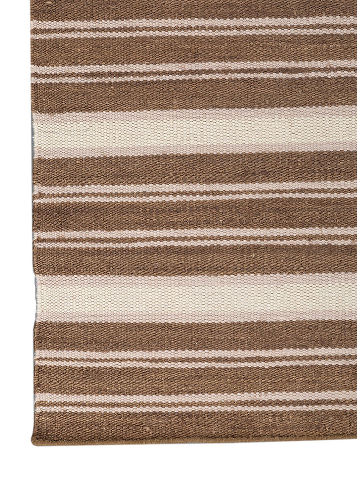 nomadic threads beige and brown jute and hemp flat weaves Rug - Corner nomadic threads beige and brown jute and hemp flat weaves Rug - Corner