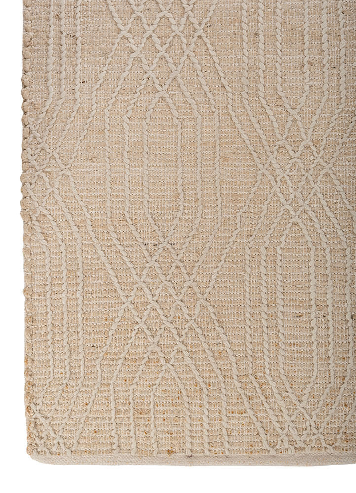 nomadic threads beige and brown jute and hemp flat weaves Rug - Corner nomadic threads beige and brown jute and hemp flat weaves Rug - Corner