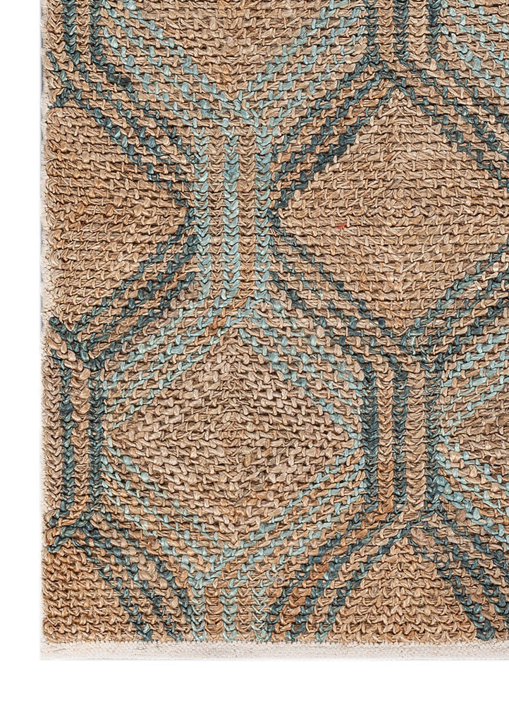 nomadic threads blue jute and hemp flat weaves Rug - Corner nomadic threads blue jute and hemp flat weaves Rug - Corner
