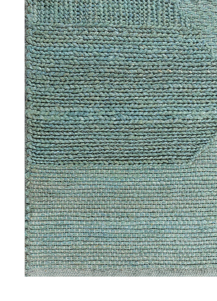 nomadic threads blue jute and hemp flat weaves Rug - Corner nomadic threads blue jute and hemp flat weaves Rug - Corner
