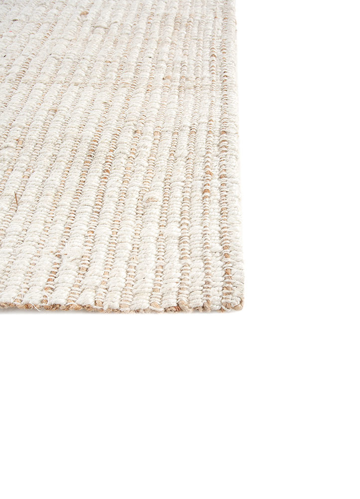 abrash beige and brown jute and hemp flat weaves Rug - Corner abrash beige and brown jute and hemp flat weaves Rug - Corner