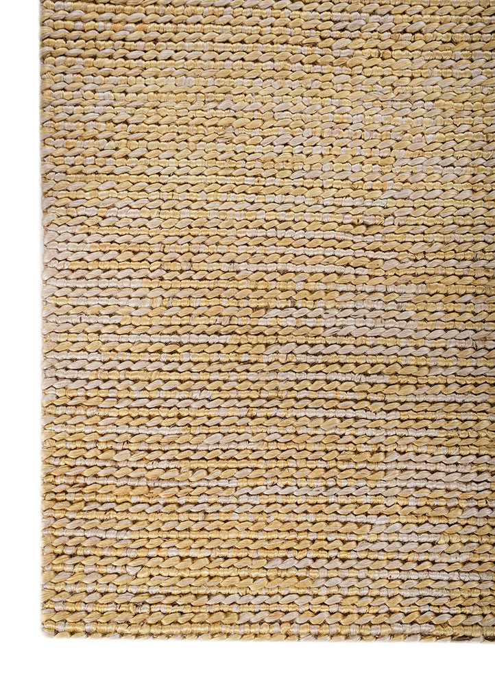 abrash ivory jute and hemp flat weaves Rug - Corner abrash ivory jute and hemp flat weaves Rug - Corner