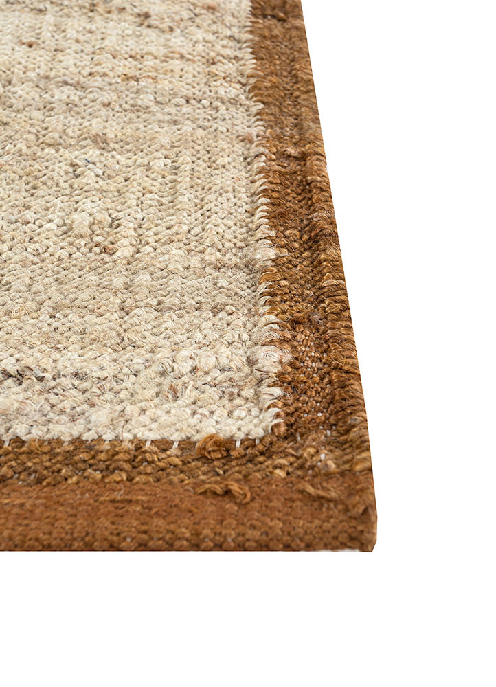 nomadic threads ivory jute and hemp flat weaves Rug - Corner