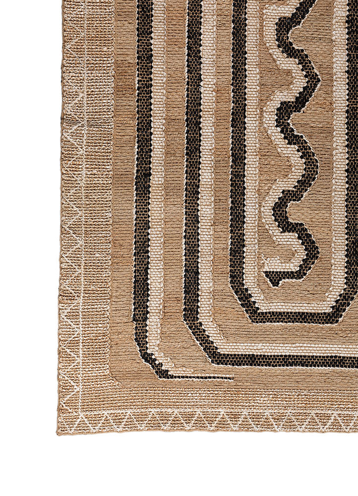 nomadic threads ivory jute and hemp flat weaves Rug - Corner