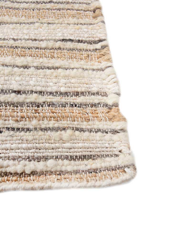 nomadic threads grey and black jute and hemp flat weaves Rug - Corner nomadic threads grey and black jute and hemp flat weaves Rug - Corner