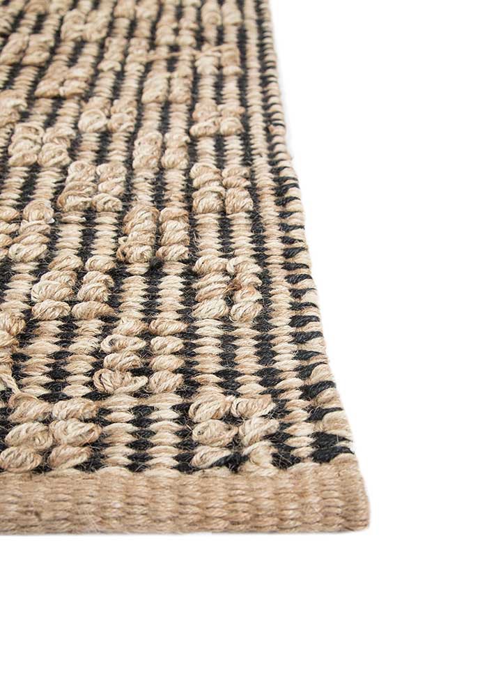 nomadic threads beige and brown jute and hemp flat weaves Rug - Corner nomadic threads beige and brown jute and hemp flat weaves Rug - Corner