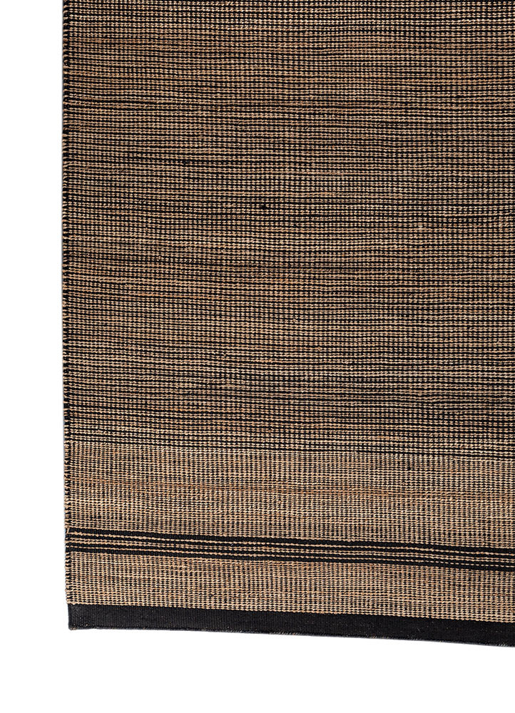 nomadic threads beige and brown jute and hemp flat weaves Rug - Corner nomadic threads beige and brown jute and hemp flat weaves Rug - Corner