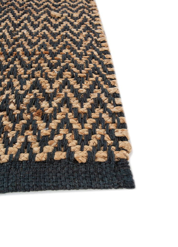 nomadic threads beige and brown jute and hemp flat weaves Rug - Corner nomadic threads beige and brown jute and hemp flat weaves Rug - Corner