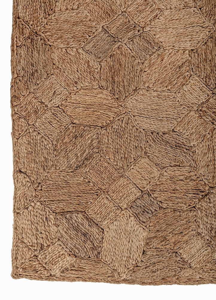 nomadic threads beige and brown jute and hemp flat weaves Rug - Corner nomadic threads beige and brown jute and hemp flat weaves Rug - Corner