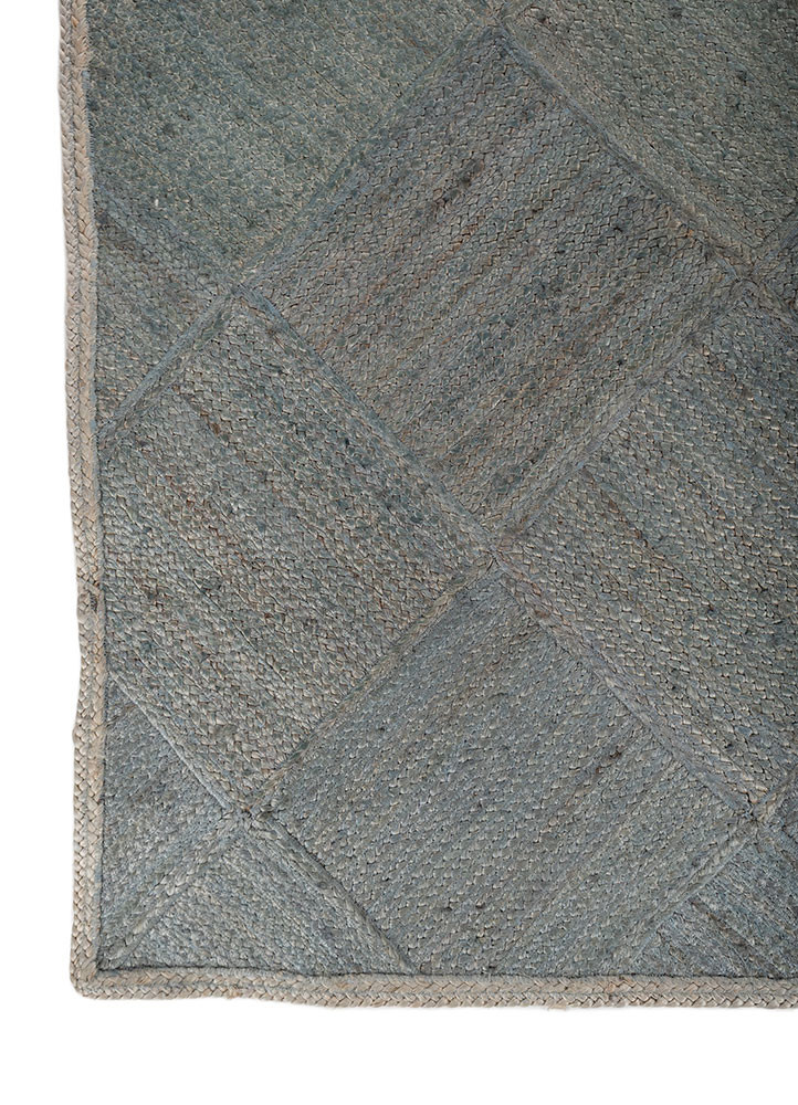 nomadic threads blue jute and hemp flat weaves Rug - Corner nomadic threads blue jute and hemp flat weaves Rug - Corner