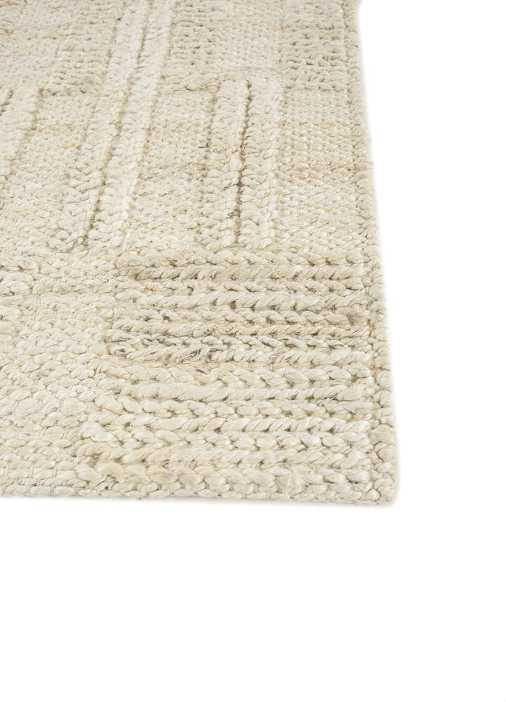 nomadic threads ivory jute and hemp flat weaves Rug - Corner