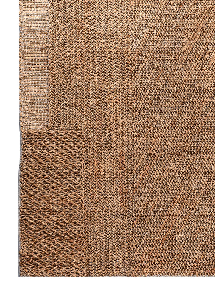 nomadic threads beige and brown jute and hemp flat weaves Rug - Corner nomadic threads beige and brown jute and hemp flat weaves Rug - Corner