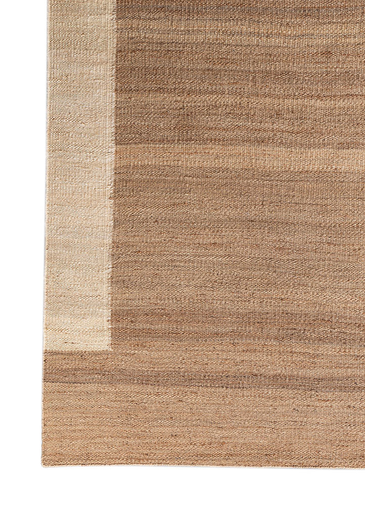 nomadic threads beige and brown jute and hemp flat weaves Rug - Corner