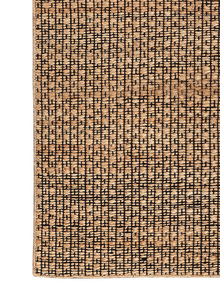 nomadic threads beige and brown jute and hemp flat weaves Rug - Corner nomadic threads beige and brown jute and hemp flat weaves Rug - Corner