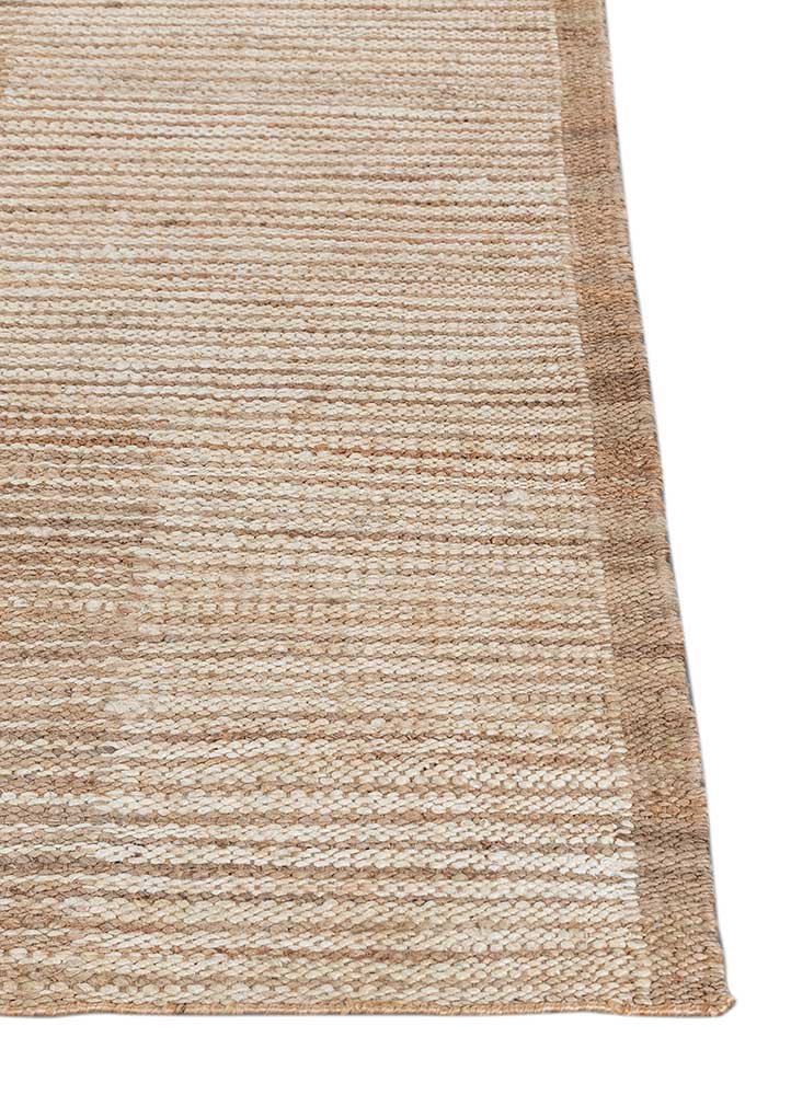 nomadic threads beige and brown jute and hemp flat weaves Rug - Corner nomadic threads beige and brown jute and hemp flat weaves Rug - Corner