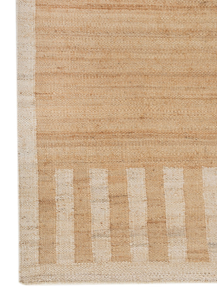 nomadic threads beige and brown jute and hemp flat weaves Rug - Corner