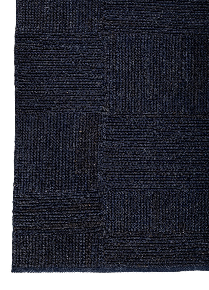 nomadic threads blue jute and hemp flat weaves Rug - Corner nomadic threads blue jute and hemp flat weaves Rug - Corner