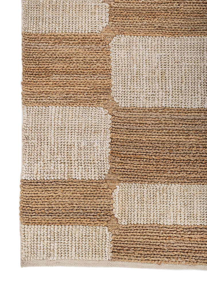 nomadic threads ivory jute and hemp flat weaves Rug - Corner