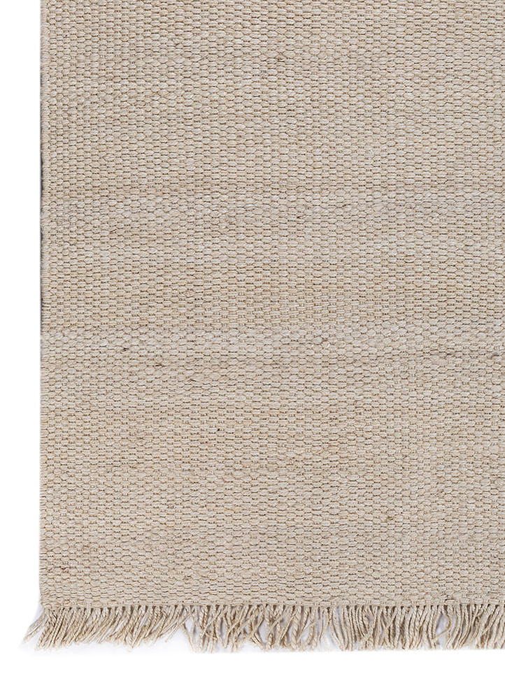 aprezo beige and brown jute and hemp flat weaves Rug - Corner aprezo beige and brown jute and hemp flat weaves Rug - Corner