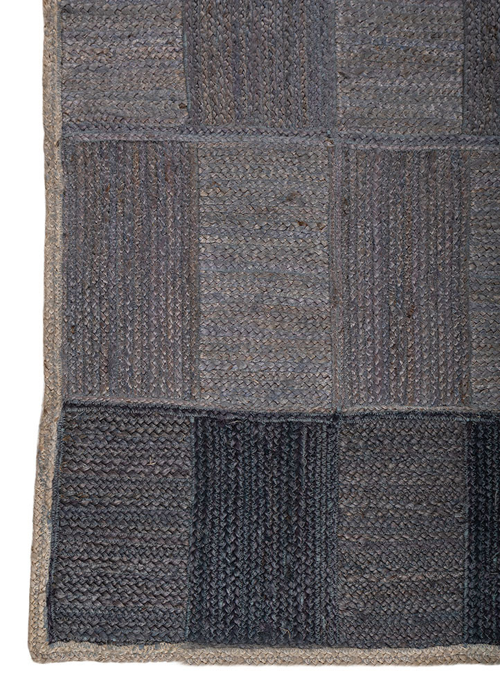 nomadic threads blue jute and hemp flat weaves Rug - Corner