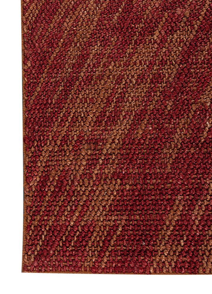 nomadic threads red and orange jute and hemp flat weaves Rug - Corner nomadic threads red and orange jute and hemp flat weaves Rug - Corner