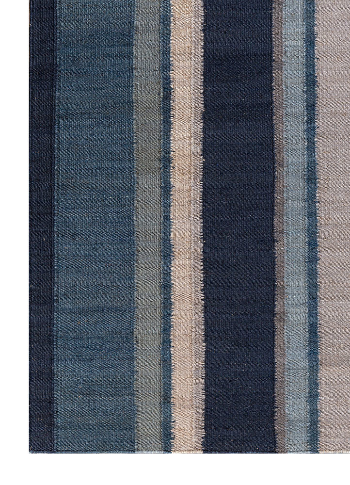 aprezo ivory jute and hemp flat weaves Rug - Corner