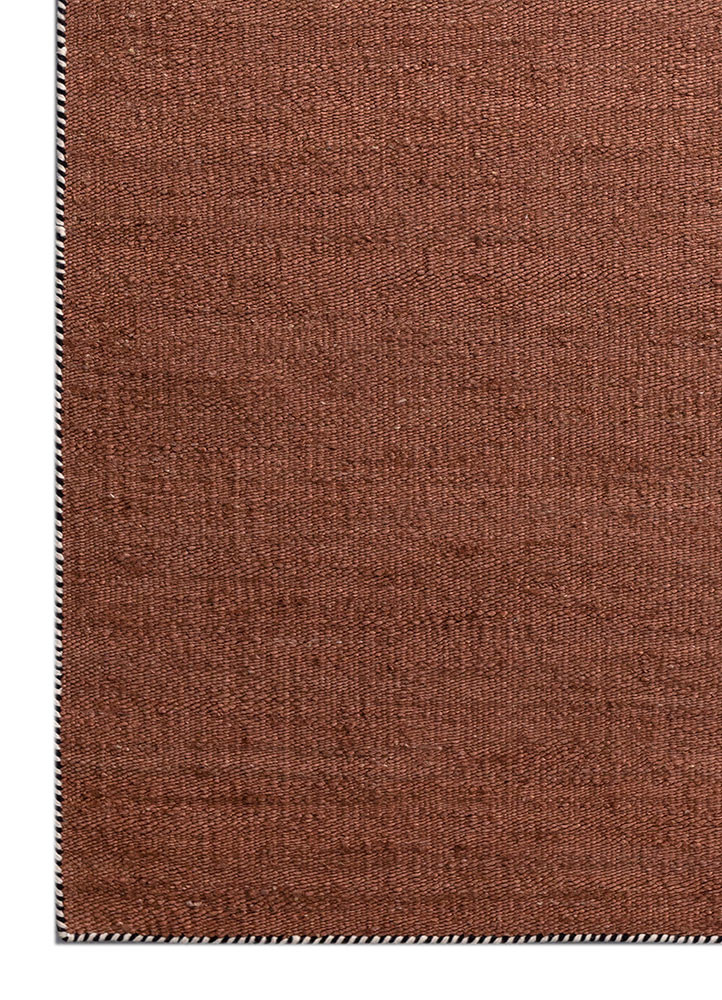 nomadic threads red and orange jute and hemp flat weaves Rug - Corner nomadic threads red and orange jute and hemp flat weaves Rug - Corner