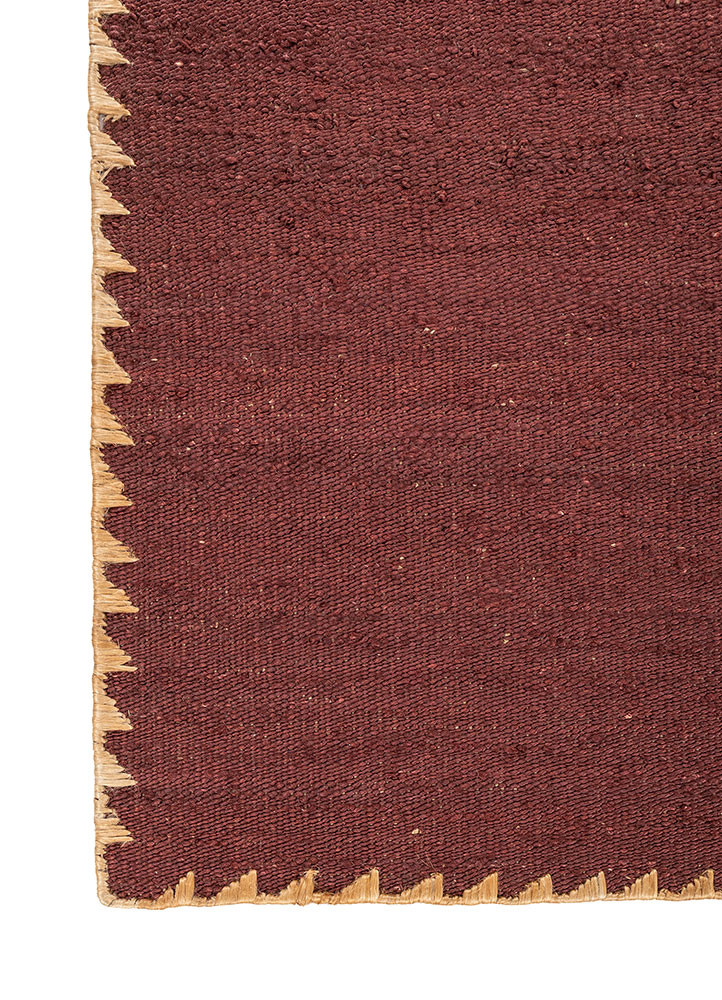 nomadic threads red and orange jute and hemp flat weaves Rug - Corner nomadic threads red and orange jute and hemp flat weaves Rug - Corner
