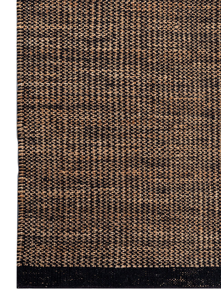 nomadic threads beige and brown jute and hemp flat weaves Rug - Corner nomadic threads beige and brown jute and hemp flat weaves Rug - Corner