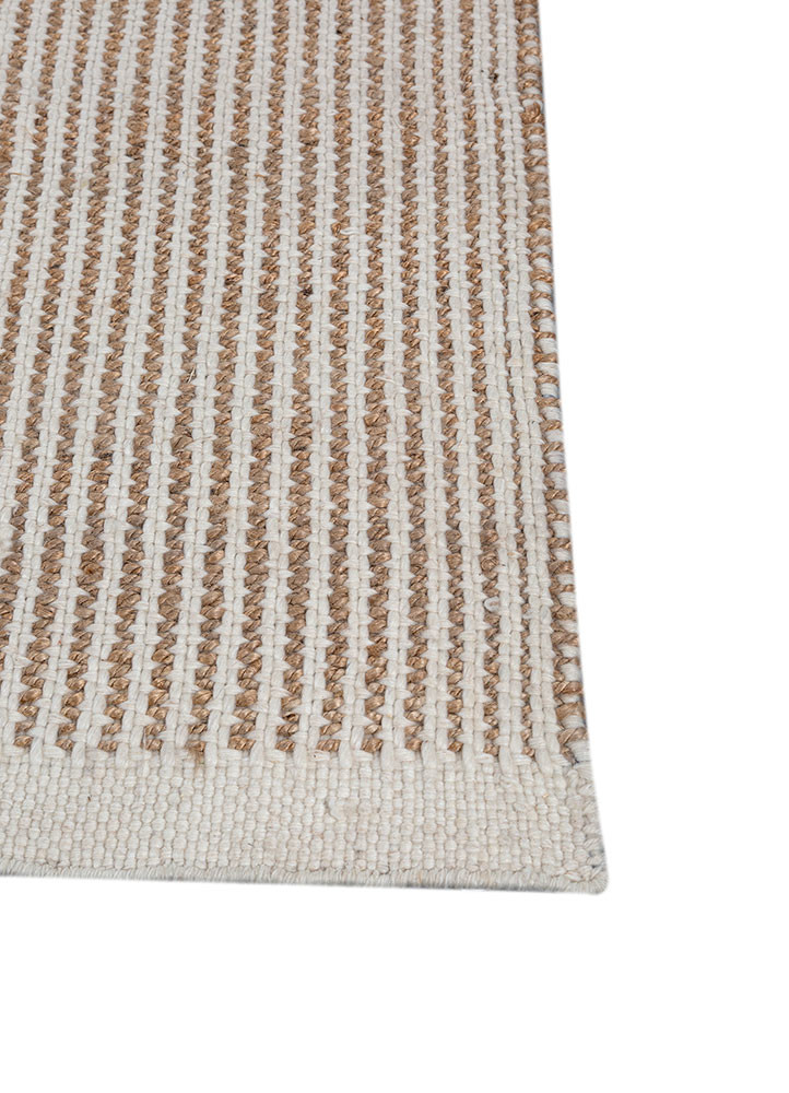 nomadic threads beige and brown jute and hemp flat weaves Rug - Corner nomadic threads beige and brown jute and hemp flat weaves Rug - Corner