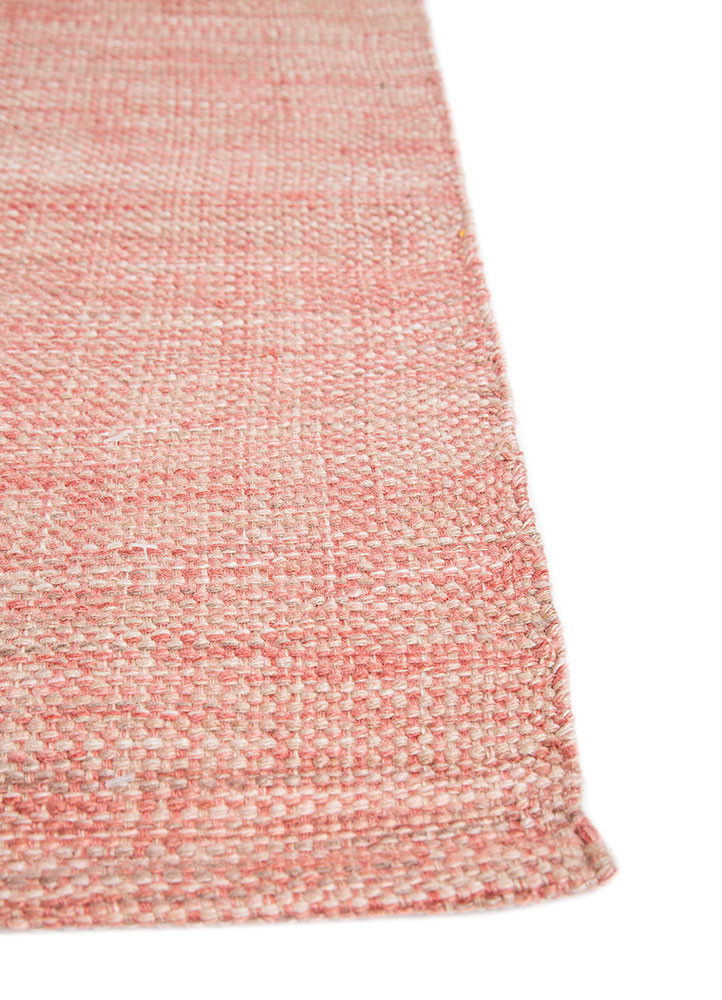 aprezo red and orange polyester flat weaves Rug - Corner aprezo red and orange polyester flat weaves Rug - Corner