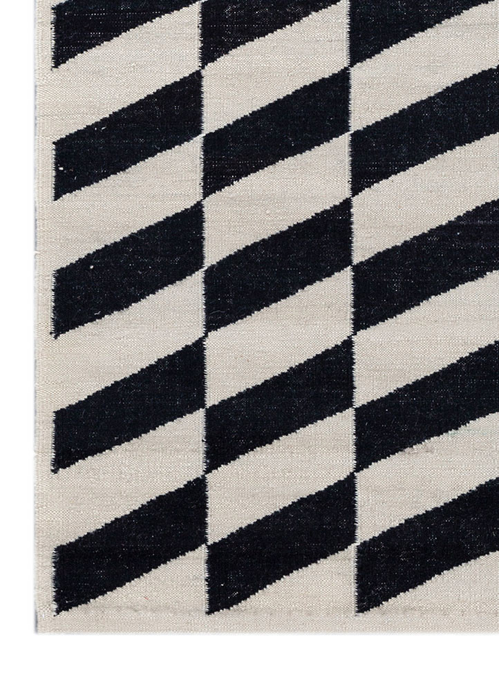 alhambra ivory wool flat weaves Rug - Corner alhambra ivory wool flat weaves Rug - Corner