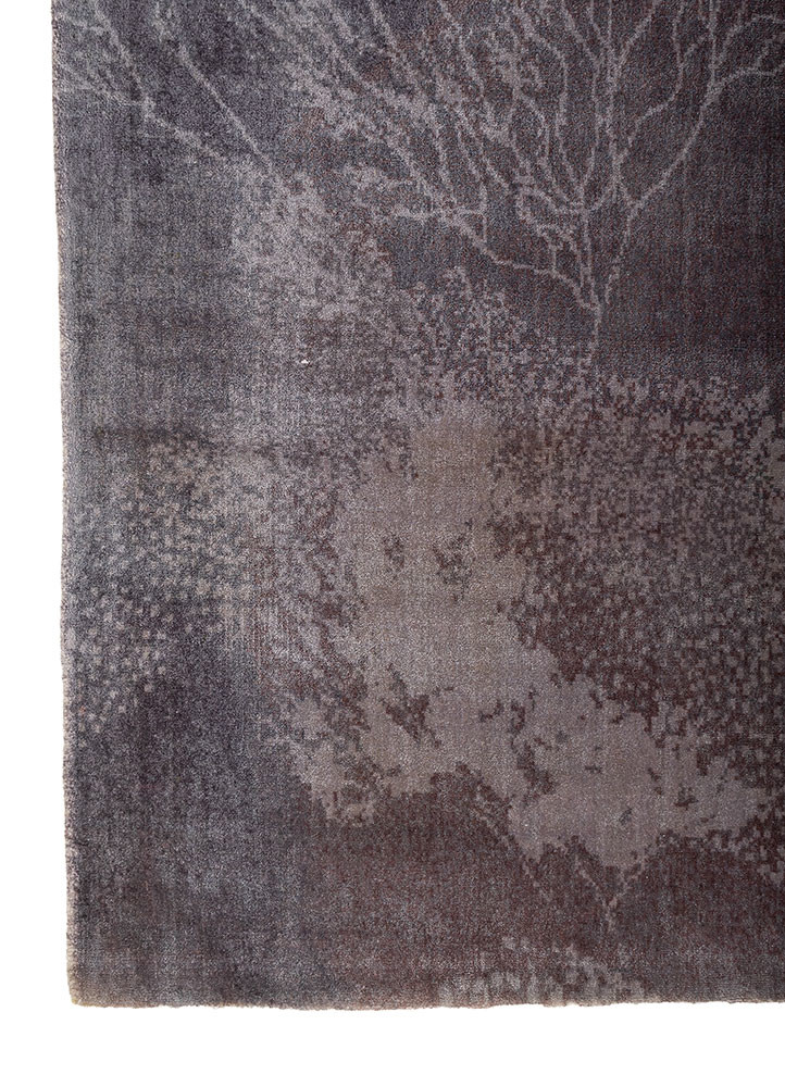 aprezo blue nylon hand loom Rug - Corner aprezo blue nylon hand loom Rug - Corner