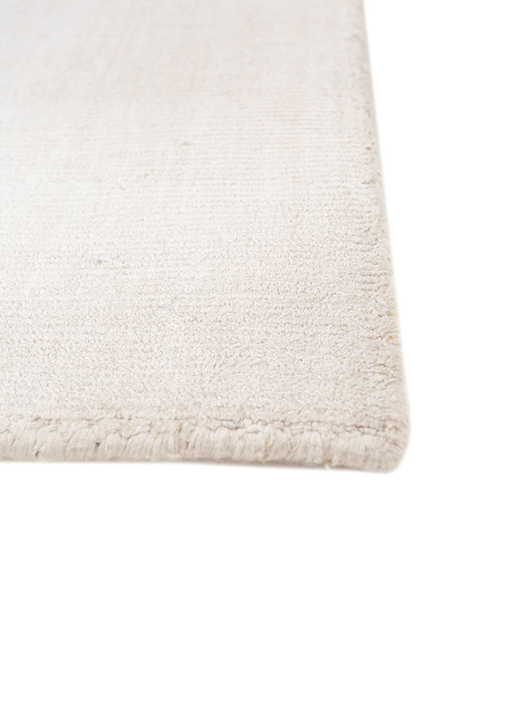 saga grey and black viscose hand loom Rug - Corner saga grey and black viscose hand loom Rug - Corner