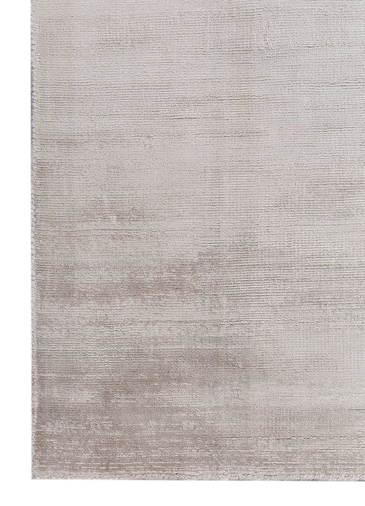 saga grey and black viscose hand loom Rug - Corner saga grey and black viscose hand loom Rug - Corner