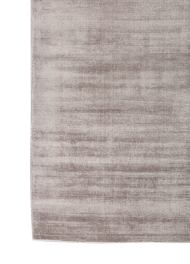 saga grey and black viscose hand loom Rug - Corner saga grey and black viscose hand loom Rug - Corner