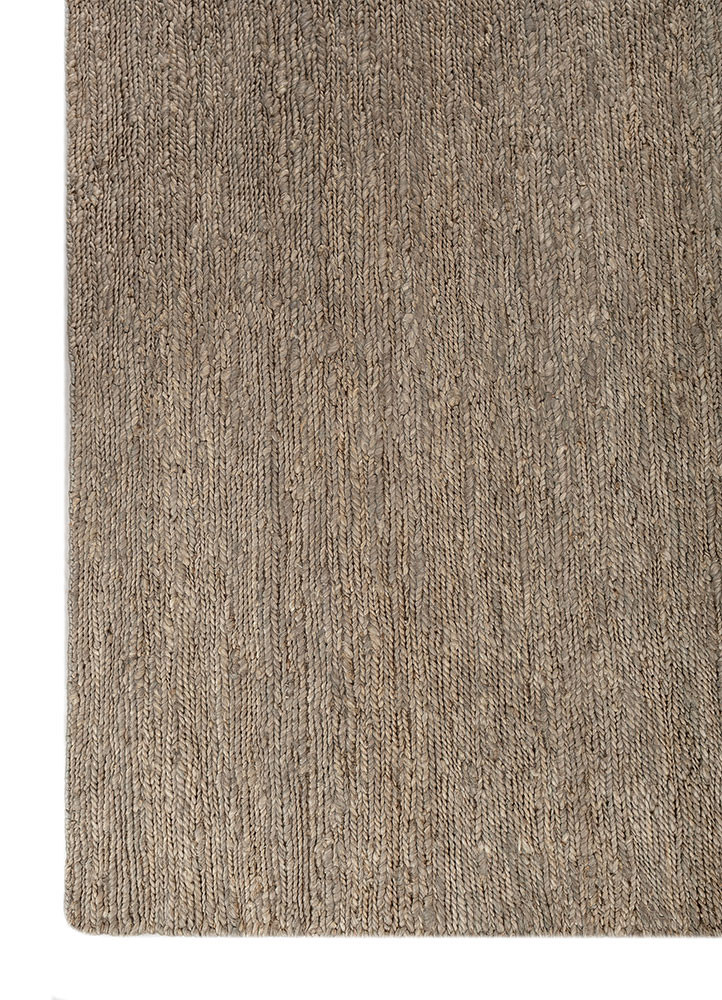 nomadic threads blue jute and hemp hand knotted Rug - Corner