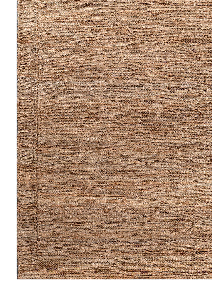 hula beige and brown jute and hemp hand knotted Rug - Corner hula beige and brown jute and hemp hand knotted Rug - Corner