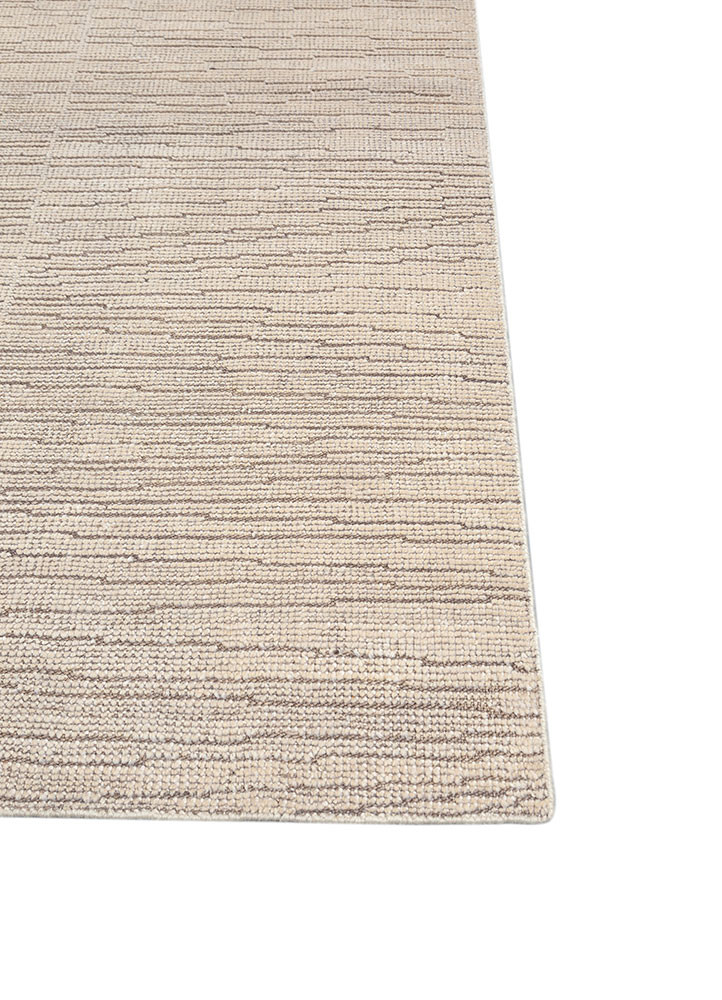 aprezo ivory wool hand knotted Rug - Corner aprezo ivory wool hand knotted Rug - Corner