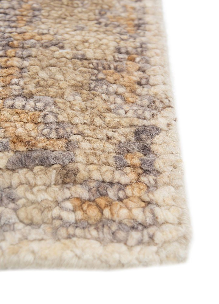 thyme pink and purple wool hand knotted Rug - Corner thyme pink and purple wool hand knotted Rug - Corner