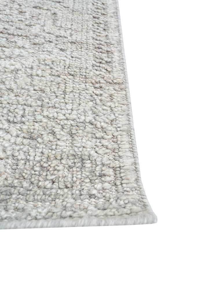 savana blue wool hand knotted Rug - Corner savana blue wool hand knotted Rug - Corner