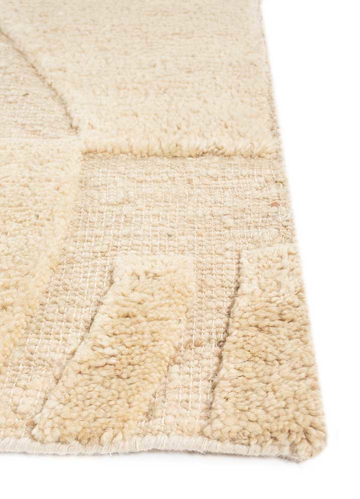 manifest ivory wool hand knotted Rug - Corner manifest ivory wool hand knotted Rug - Corner